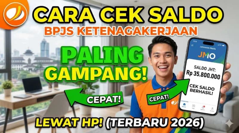 Cek Saldo BPJS Ketenagakerjaan 2026: 1 Menit, Tanpa Ribet, Cuma Pakai HP!