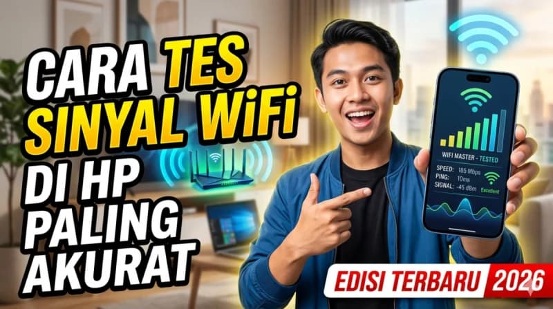 Terbukti Akurat! 5 Cara Tes Sinyal WiFi di HP Versi 2026 yang Wajib Kamu Coba