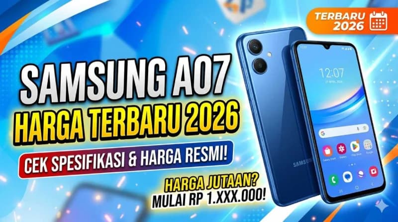 Samsung A07 2026: Harga Terbaru Bocoran Spesifikasi Resmi yang Wajib Kamu Tahu!