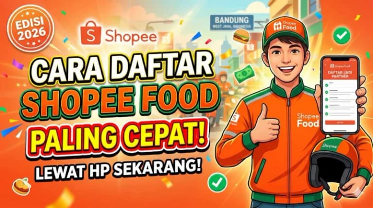 Daftar Shopee Food 2026 dalam 3 Menit! Begini Trik Termudah Lewat HP