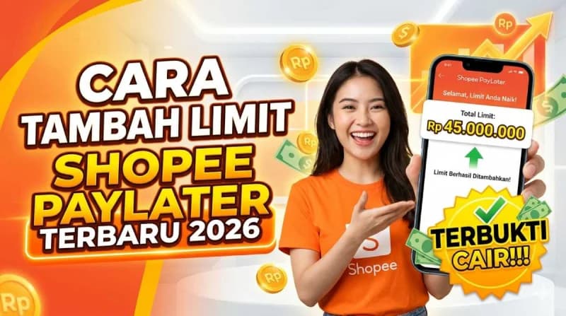 Rahasia Terbaru 2026! Cara Ampuh Naikkan Limit Shopee PayLater, Dijamin Cair Tanpa Ribet
