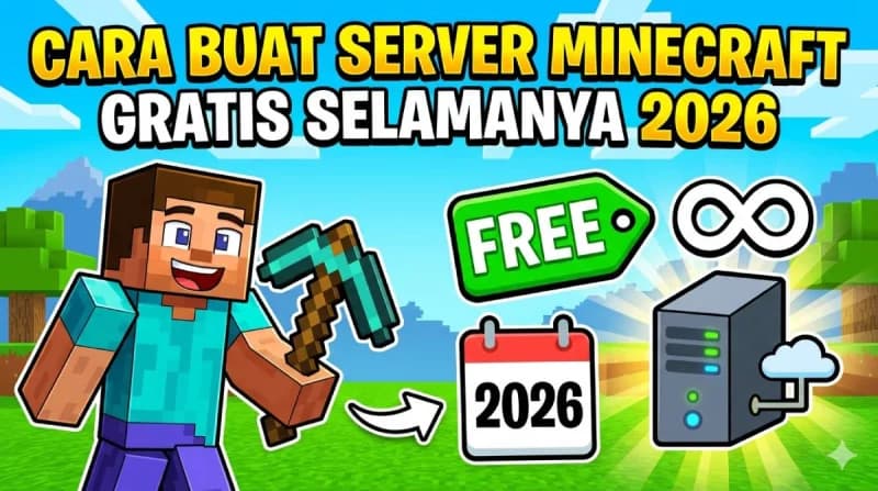 Mau Main Minecraft Lancar Tanpa Lag? Ini Tutorial Gratis Bikin Server 2026!