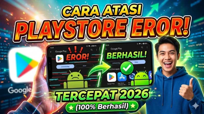 Playstore Error? Ini Cara Tercepat dan 100 Berhasil di 2026!