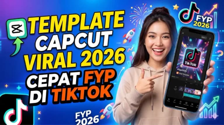 Rahasia FYP TikTok: Cara Pakai Template CapCut Viral 2026 yang Bikin Video Kamu Meledak!