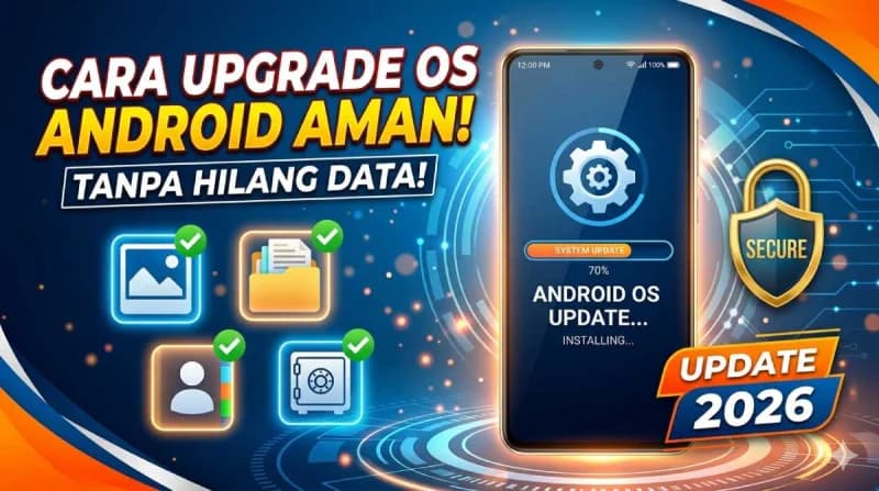 5 Cara Aman Upgrade OS Android 2026 Tanpa Khawatir Data Hilang!