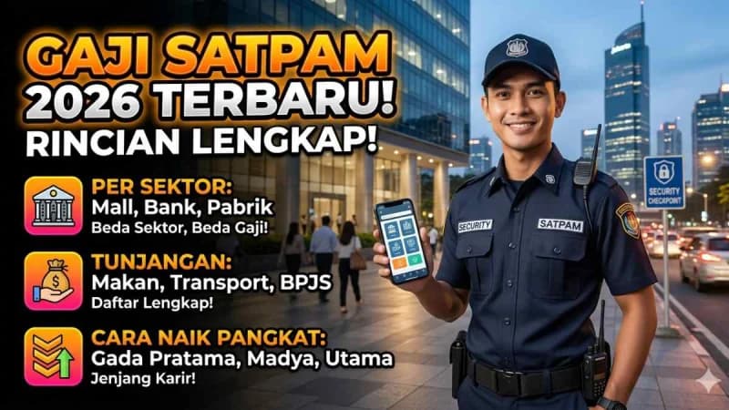 Gaji Satpam 2026 Terbaru: Bocoran Lengkap per Sektor, Tunjangan, dan Trik Naik Pangkat!