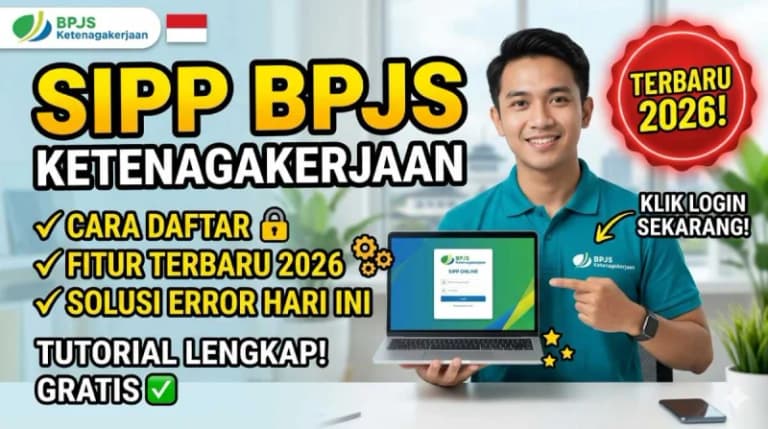Login SIPP BPJS Ketenagakerjaan 2026: Panduan Lengkap, Fitur Anyar, dan Cara Atasi Error Hari Ini