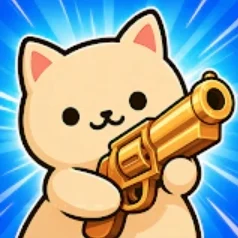 Download Idle Cat Gunner Mod APK v1.1.61 2026: Uang Tak Terbatas, Kucing Ninja Siap Perang!